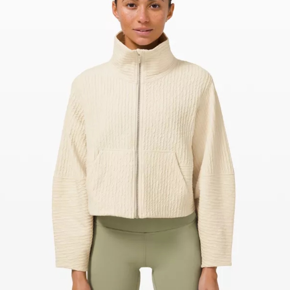 Lululemon Textured Cropped Jacket
